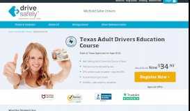 
							         Texas Adult Drivers Ed – Online, Self Paced, Private 6 Hour ...								  
							    