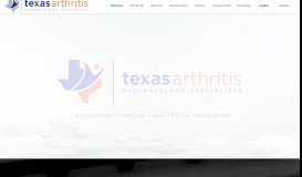 
							         Texas Arthritis								  
							    