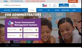 
							         Texas Assessment Management System — Test Results								  
							    