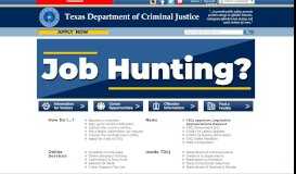 
							         Texas Department of Criminal Justice								  
							    