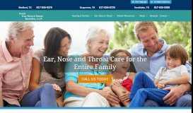 
							         Texas Ear, Nose & Throat Specialists, LLP								  
							    