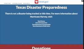 
							         Texas Emergency Portal | The Official Website of the State of Texas								  
							    