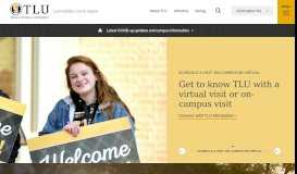 
							         Texas Lutheran University - A challenging academic environment that ...								  
							    