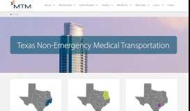 
							         Texas Non-Emergency Medical Transportation - NEMT - MTM Inc								  
							    