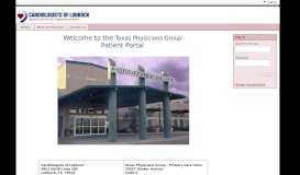 
							         Texas Physicians Group - Patient Portal - Home								  
							    