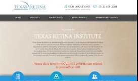 
							         Texas Retina Institute | Austin | Round Rock								  
							    