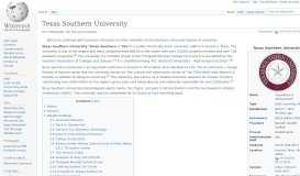 
							         Texas Southern University - Wikipedia								  
							    