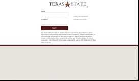 
							         Texas State Authenticated Access								  
							    