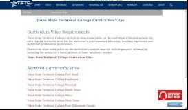 
							         Texas State Technical College | Curriculum Vitae | Texas State ...								  
							    