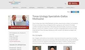 
							         Texas Urology Specialists-Dallas								  
							    