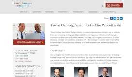 
							         Texas Urology Specialists-The Woodlands								  
							    