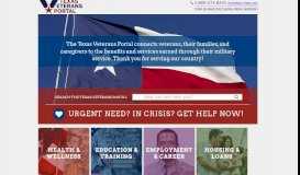
							         Texas Veterans Portal - Texas.gov								  
							    