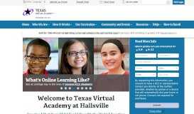 
							         Texas Virtual Academy At Hallsville | Welcome to Texas Virtual ...								  
							    
