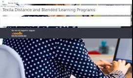 
							         Texila Distance and Blended Learning Programs								  
							    