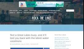 
							         Text a Great Lakes buoy, and it'll text you back with the latest water ...								  
							    