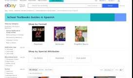 
							         Textbooks Books in Spanish for sale | eBay								  
							    