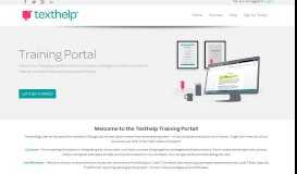 
							         Texthelp Training Portal								  
							    