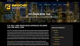 
							         T.H. Hill Approves Xplorer Tag for Drill Pipe | InfoChip								  
							    