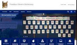 
							         Thaddeus Stevens Elementary / Homepage								  
							    