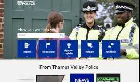 
							         Thames Valley Police: Home								  
							    
