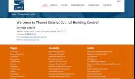 
							         Thanet District Council | Home - Kent Building Control								  
							    