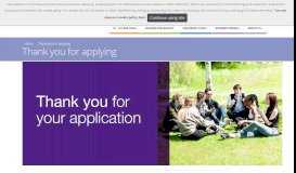 
							         Thank you for applying – Nescot College, Ewell, Epsom, Surrey, UK								  
							    