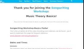 
							         Thank You (Songwriting Workshop: Music Theory Basics) - PianoTV.net								  
							    