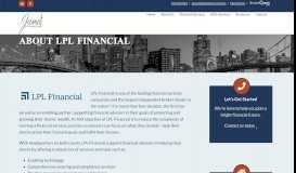 
							         Thanks to LPL Financial, we offer clients a robust mix of tools and ...								  
							    