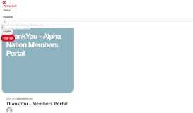 
							         ThankYou - Alpha Nation Members Portal | A better ME!! | Pinterest								  
							    