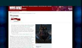 
							         Thanos | Marvel Cinematic Universe Wiki | FANDOM powered by Wikia								  
							    
