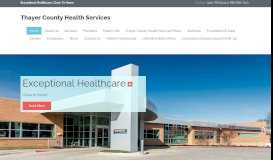 
							         Thayer County Health | Quality Care Close To Home								  
							    