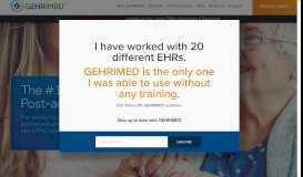 
							         The #1 Long-Term Care EHR | Cloud-Based LTPAC EHR | GEHRIMED								  
							    