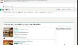 
							         The 10 Best Restaurants Near Hotel Boutique Villa Elisa - TripAdvisor								  
							    