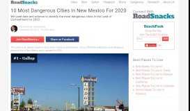
							         The 10 Most Dangerous Cities In New Mexico For 2019 - RoadSnacks								  
							    