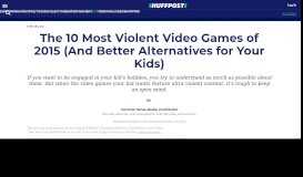 
							         The 10 Most Violent Video Games of 2015 (And Better Alternatives for ...								  
							    