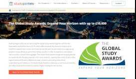 
							         The £10,000 Global Study Awards | Studyportals								  
							    