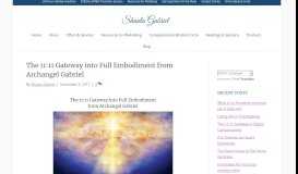 
							         The 11:11 Gateway into Full Embodiment from Archangel Gabriel ...								  
							    