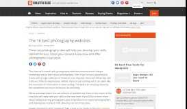 
							         The 16 best photography websites | Creative Bloq								  
							    