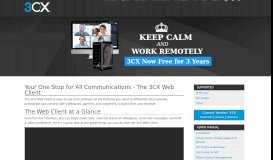 
							         The 3CX Web Client. Call, chat, conference right from your ...								  
							    