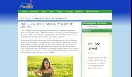 
							         The 5 Best Online Dating Sites in India | Visa Hunter								  
							    