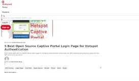 
							         The 5 Best Open Source Captive Portal Login Page for Hotspot ...								  
							    