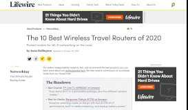 
							         The 7 Best Wireless Travel Routers of 2019 - Lifewire								  
							    