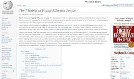 
							         The 7 Habits of Highly Effective People - Wikipedia								  
							    