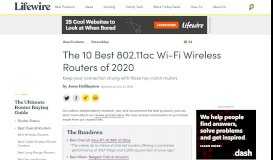 
							         The 8 Best 802.11ac Wi-Fi Wireless Routers of 2019 - Lifewire								  
							    
