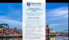 
							         the Accommodation Online Service - Newcastle University								  
							    