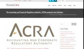 
							         The Accounting and Corporate Regulatory Authority, (ACRA ...								  
							    