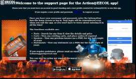 
							         The Action@EECOL App								  
							    