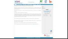 
							         the Adani Mining Pty Ltd E-Tendering Portal - TenderLink								  
							    
