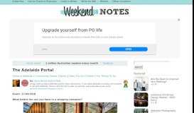 
							         The Adelaide Portal - Adelaide - WeekendNotes								  
							    