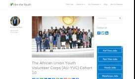 
							         The African Union Youth Volunteer Corps (AU-YVC) Cohort 10 •								  
							    